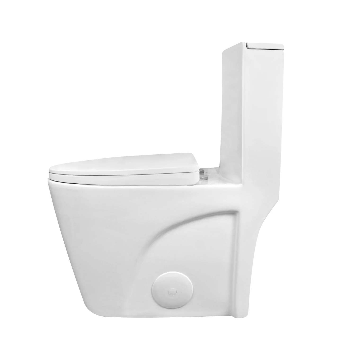 DeerValley DV-1F52102 One-piece Toilets Modern Fan Shape Seamless Comfort Dual-Flush 1.1/1.6 GPF - Image 12