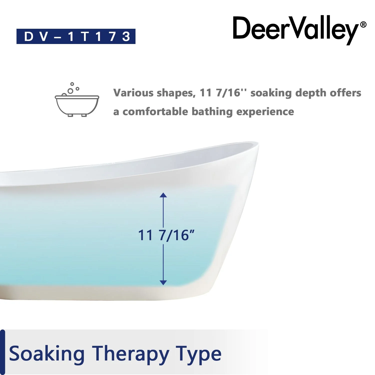 PRISM 67" x 29" Freestanding Acrylic Bathtub - Image 14