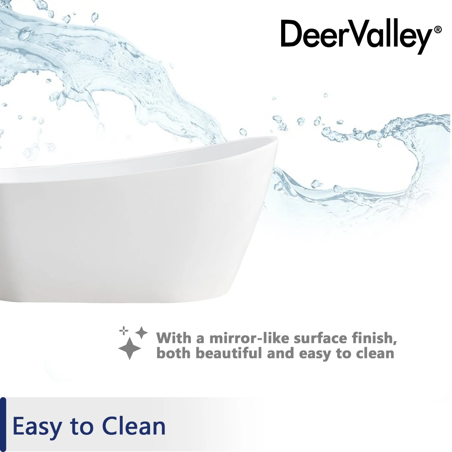 PRISM 67" x 29" Freestanding Acrylic Bathtub - Image 17