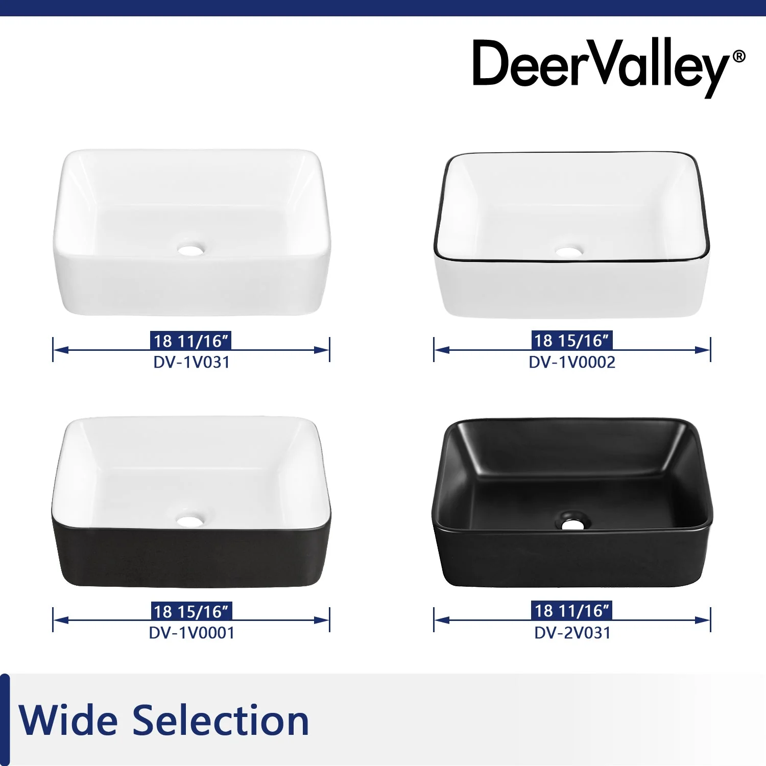 DeerValley DV-1V0001 Vessel Sinks Elegant Durable Ceramic Easy Install Scratch-Resistant - Image 16