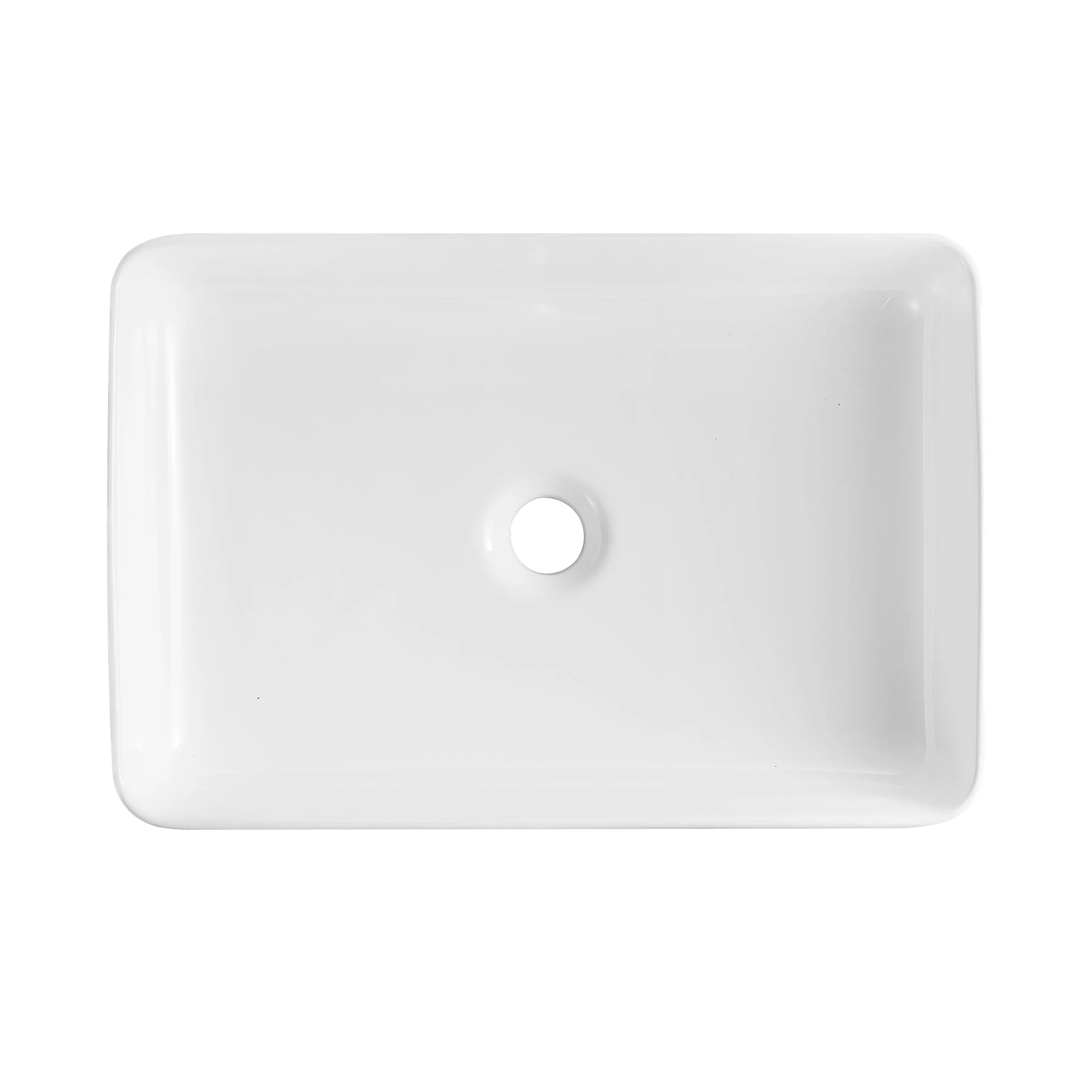 DeerValley DV-1V032 Rectangular Vessel Sinks Modern Minimalist Durable Ceramic - Image 6