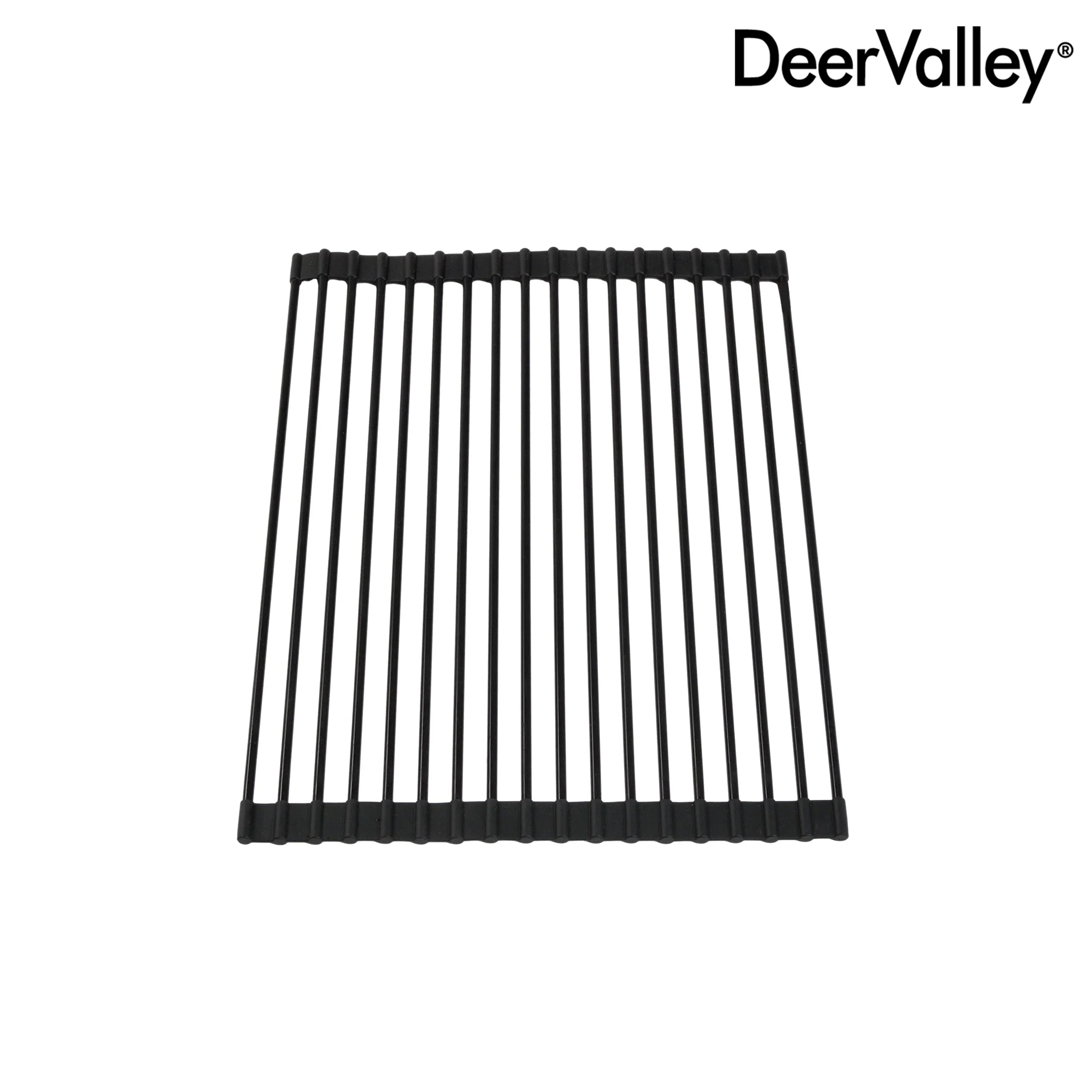 DeerValley DV-K0065R01 18.11" x 12.99" x 2.09" Kitchen Roll-Up Dish Rack (Compatible with DV-1K0065) - Image 3
