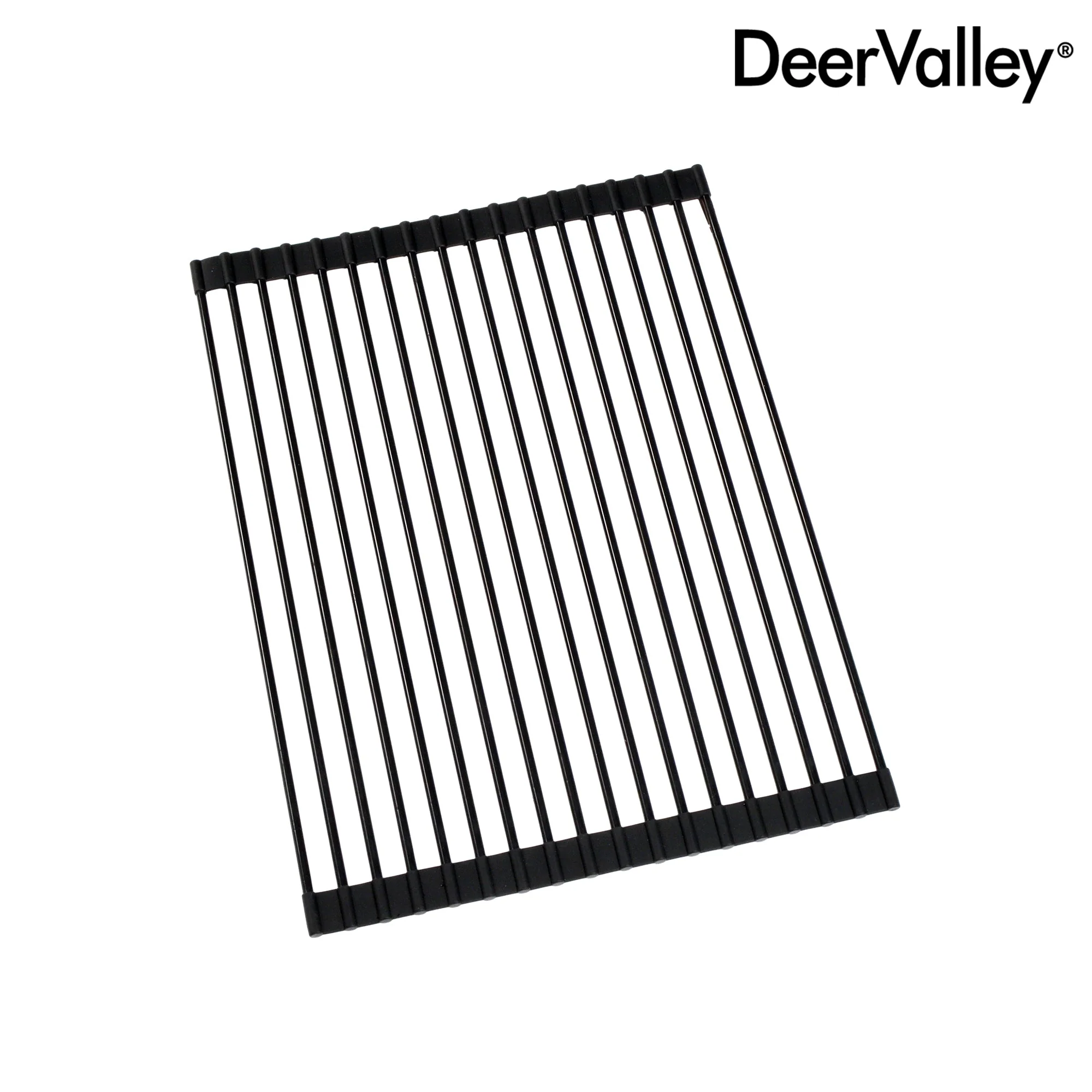 DeerValley DV-K0067R02 18.89" x 10" Kitchen Roll-Up Dish Rack (Compatible with DV-1K0067) - Image 4