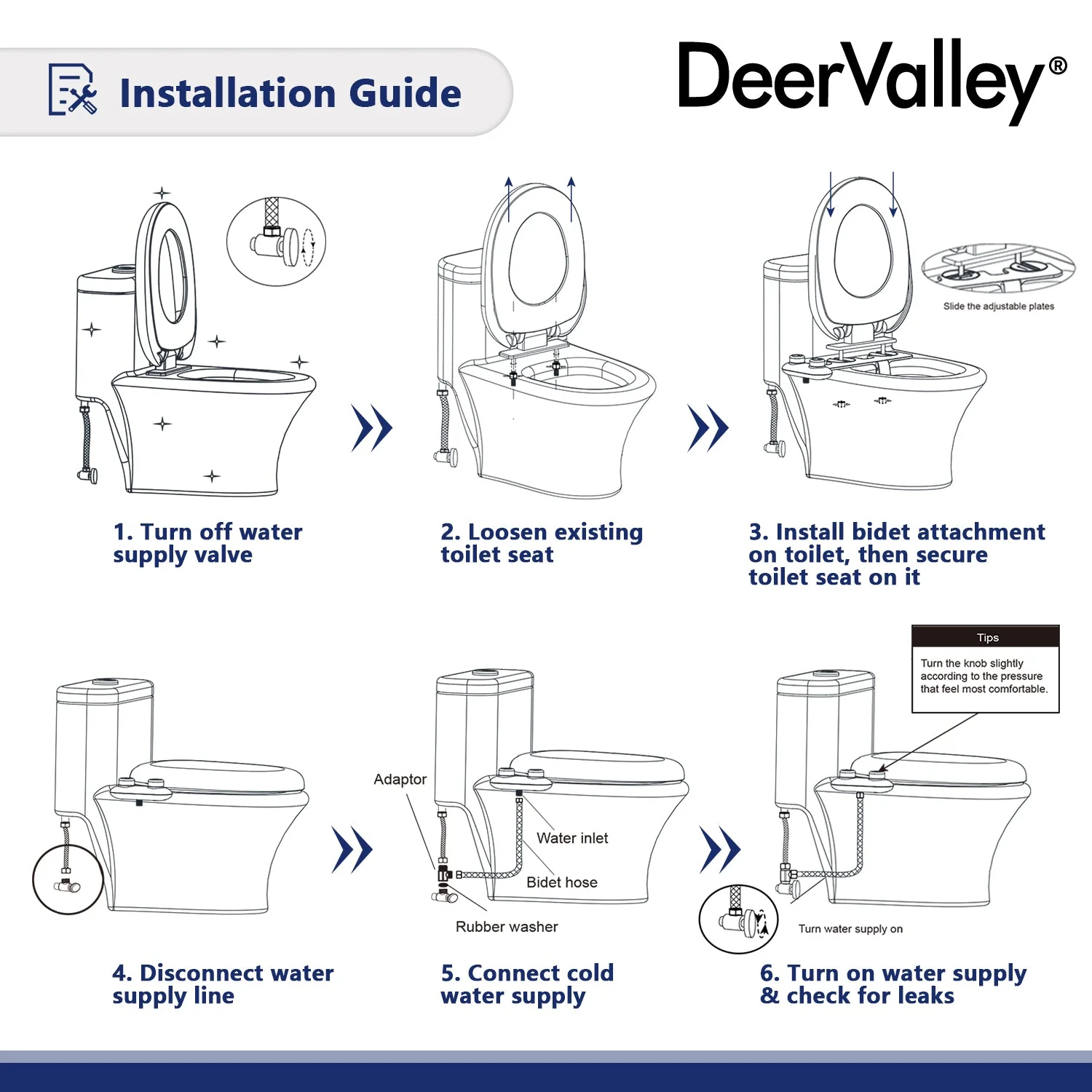 DeerValley DV-1B0095 Elongated Toilet Seat Bidet - Image 20