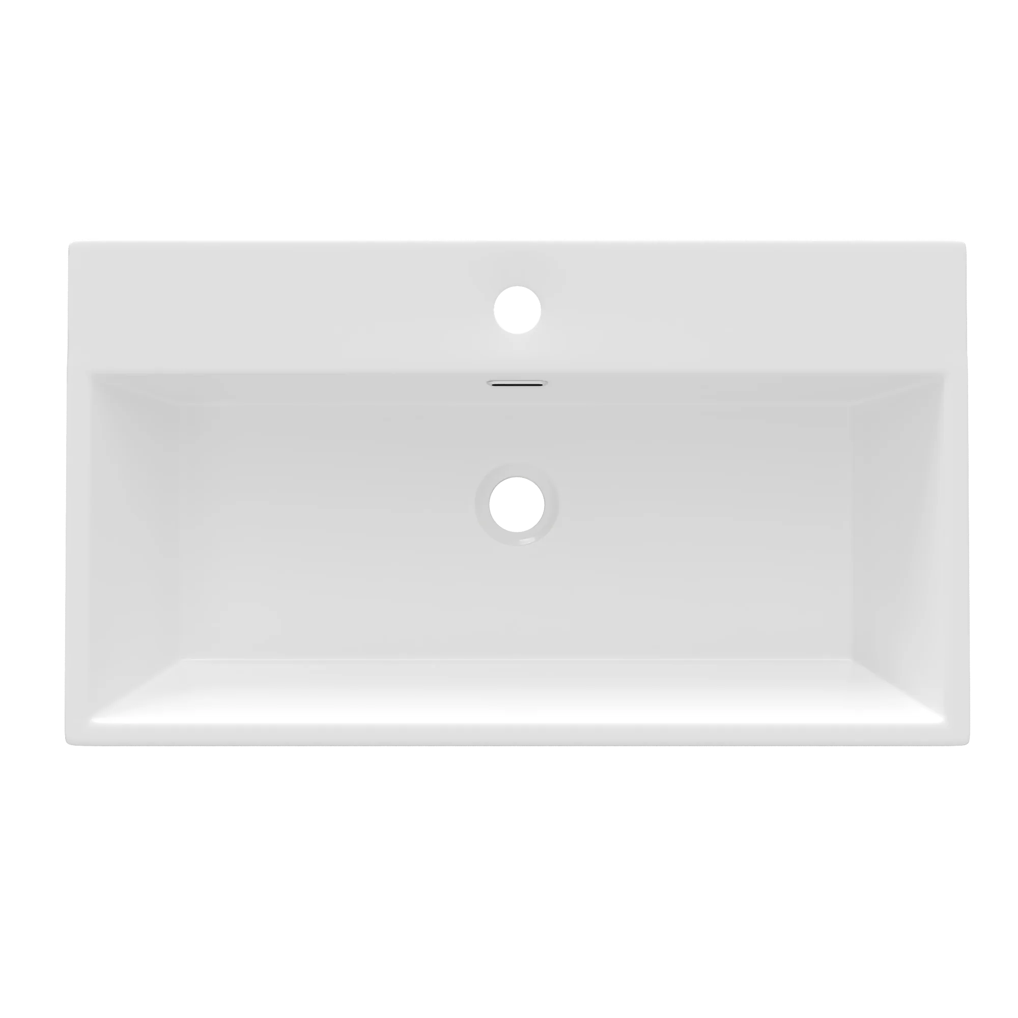 30" Rectangular Console Bathroom Sink, Single Faucet Hole - Image 6