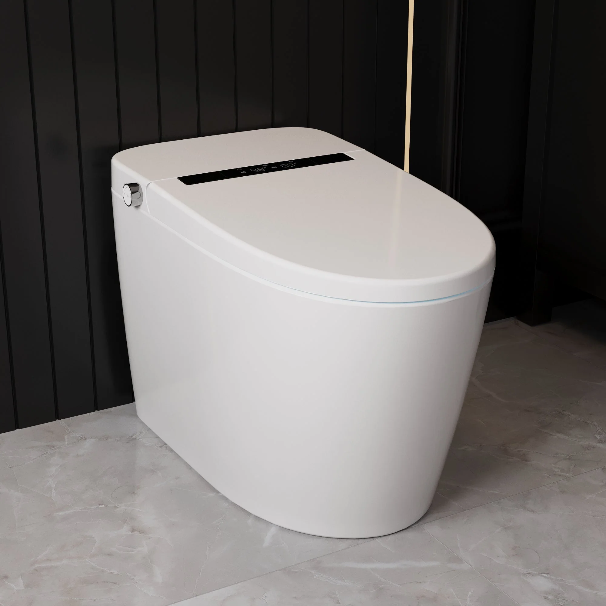 DeerValley DV-1S0159/0159-V1/0159-V3 Tankless Smart Toilet,Auto Flush, Heated Seat, Tankless One-Piece Toilets for Bathrooms - Image 5