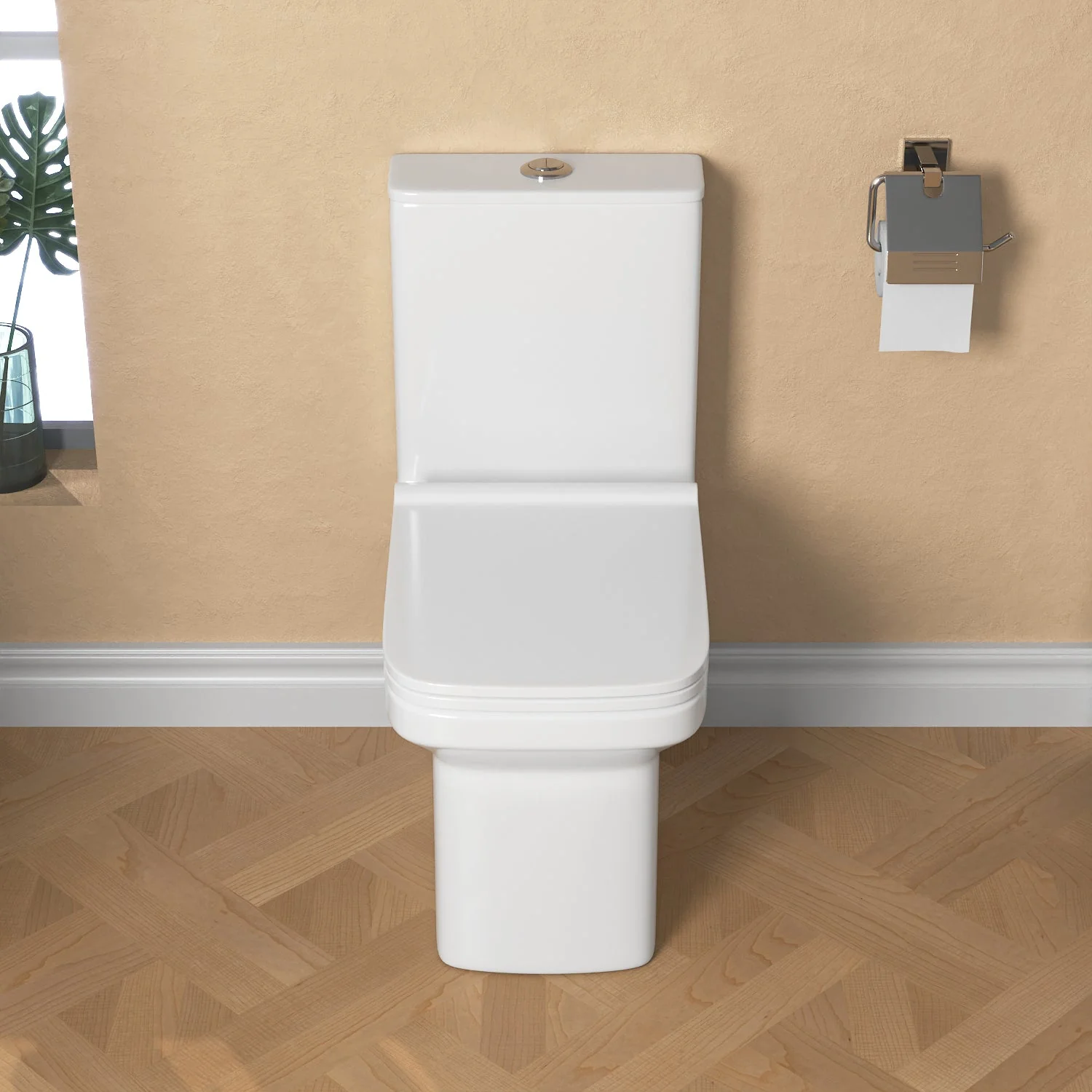 ACE One-Piece Square Toilet, 12" Rough-in Dual-Flush - Image 13