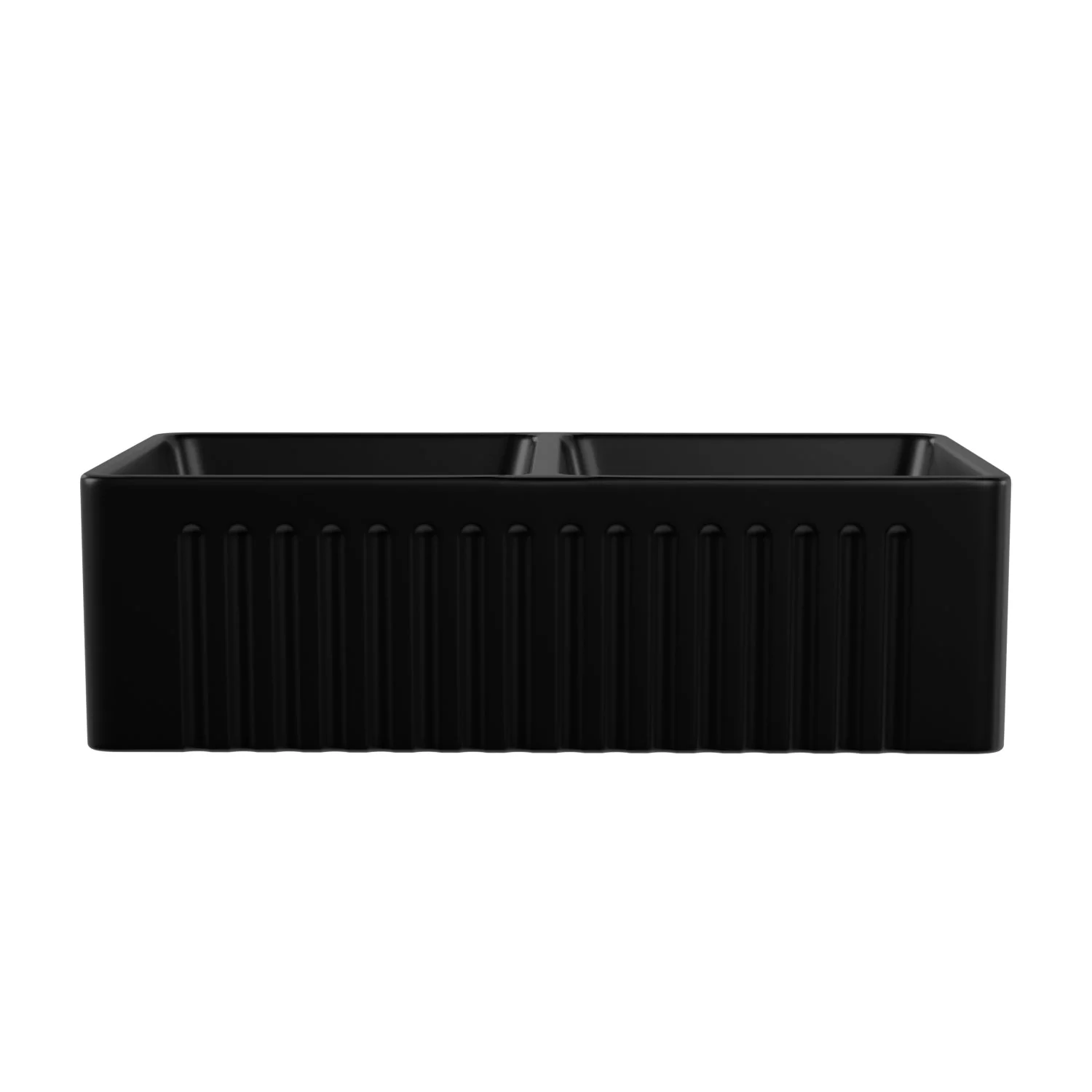 DeerValley DV-1K028 Farmhouse Kitchen Sinks Dual Basin Quiet Install True Ceramic 3.5" Drain - Image 17
